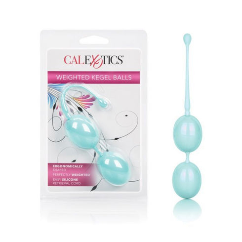 Bolas de Kegel con peso color verde azulado